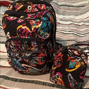 Lunch box and backpack